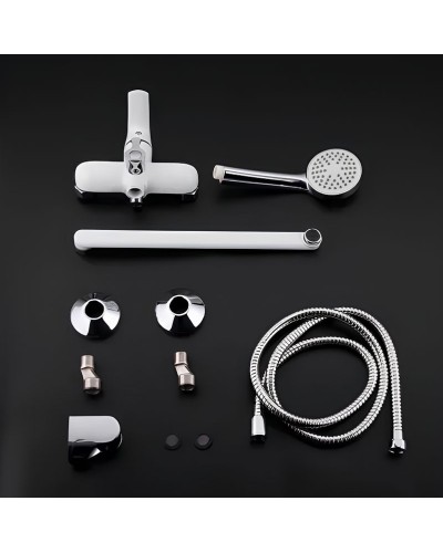 Смеситель для ванны Frap H31 F2231 универсальный Белый Хром