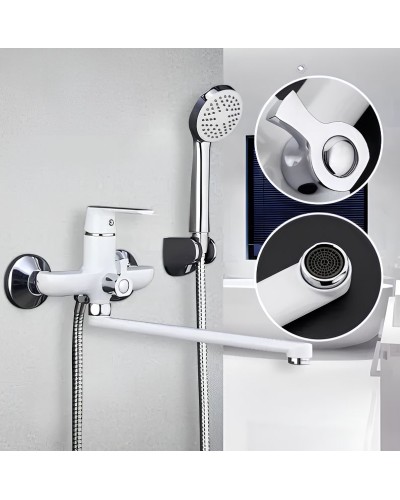 Смеситель для ванны Frap H31 F2231 универсальный Белый Хром