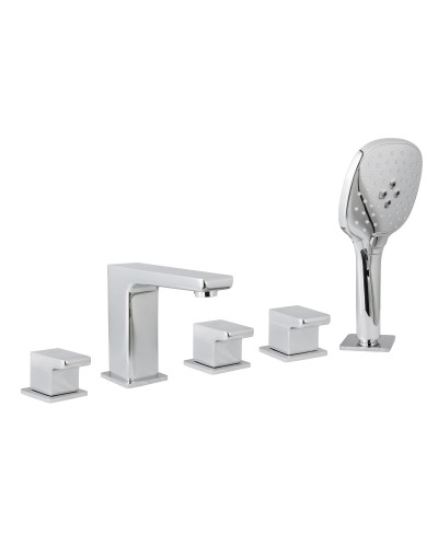 Смеситель на борт ванны врезной AltroBagno Lamberto 020101 Cr