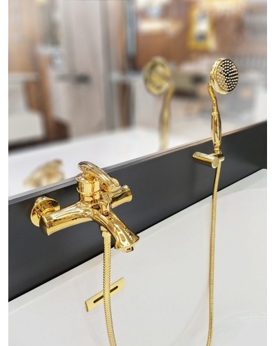 Смеситель для ванны с душем AltroBagno Beatrice 0210 Or