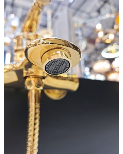 Смеситель для ванны с душем AltroBagno Beatrice 0210 Or