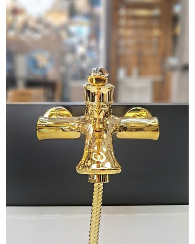 Смеситель для ванны с душем AltroBagno Beatrice 0210 Or