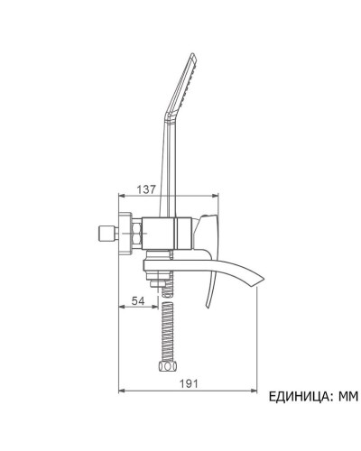 Смеситель для ванны Gappo G07 G3207 Хром