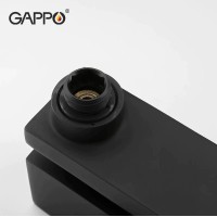 Смеситель для ванны Gappo G07-6 G3207-6 Черный матовый