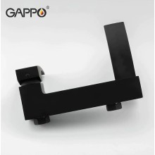 Смеситель для ванны Gappo G07-6 G3207-6 Черный матовый