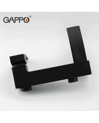 Смеситель для ванны Gappo G07-6 G3207-6 Черный матовый