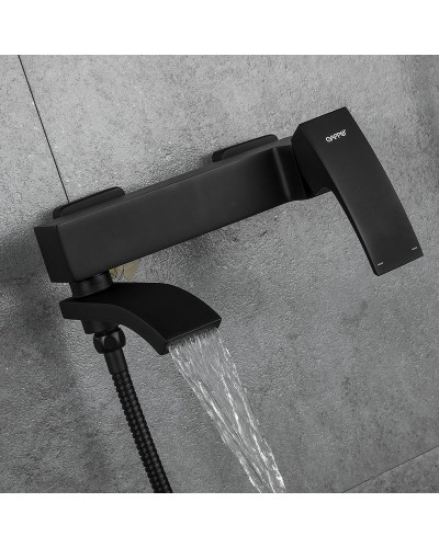 Смеситель для ванны Gappo G07-6 G3207-6 Черный матовый