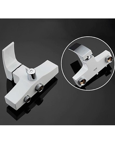 Смеситель для ванны Gappo G07 G2207-7 универсальный Белый Хром