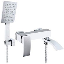 Смеситель для ванны Gappo G07 G3207-8 Белый Хром