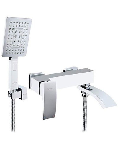 Смеситель для ванны Gappo G07 G3207-8 Белый Хром