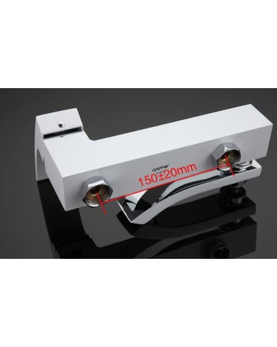 Смеситель для ванны Gappo G07 G3207-8 Белый Хром