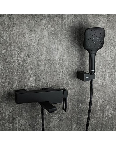 Смеситель для ванны Gappo G17-6 G3217-6 Черный матовый