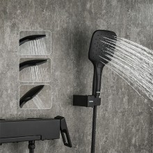 Смеситель для ванны Gappo G17-6 G3217-6 Черный матовый