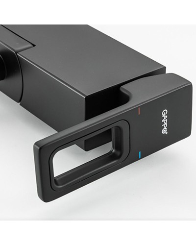 Смеситель для ванны Gappo G17-6 G3217-6 Черный матовый