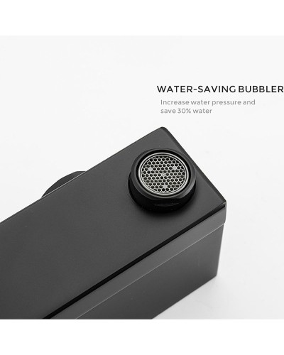 Смеситель для ванны Gappo G17-6 G3217-6 Черный матовый