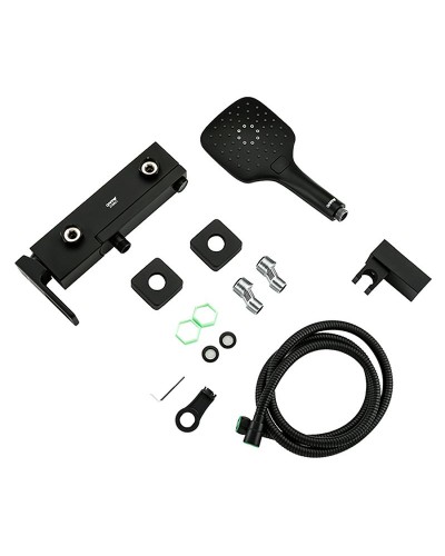 Смеситель для ванны Gappo G17-6 G3217-6 Черный матовый