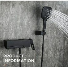 Смеситель для ванны Gappo G17-6 G3217-6 Черный матовый