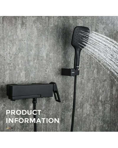 Смеситель для ванны Gappo G17-6 G3217-6 Черный матовый