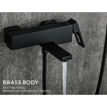 Смеситель для ванны Gappo G17-6 G3217-6 Черный матовый