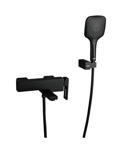 Смеситель для ванны Gappo G17-6 G3217-6 Черный матовый