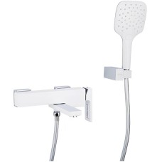 Смеситель для ванны Gappo G17-8 G3217-8 Белый Хром