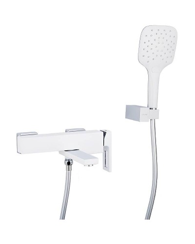 Смеситель для ванны Gappo G17-8 G3217-8 Белый Хром