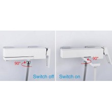 Смеситель для ванны Gappo G17-8 G3217-8 Белый Хром