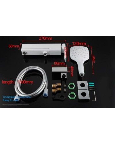 Смеситель для ванны Gappo G17-8 G3217-8 Белый Хром