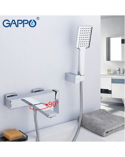 Смеситель для ванны Gappo G18 G3218 Хром