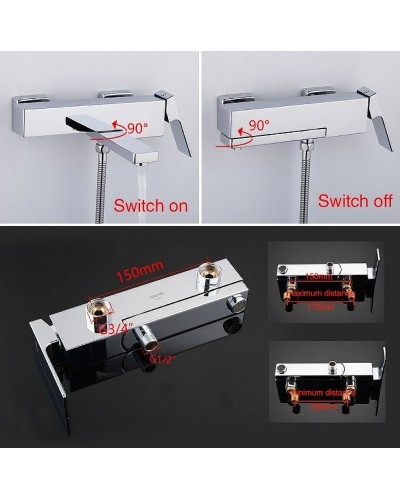 Смеситель для ванны Gappo G18 G3218 Хром