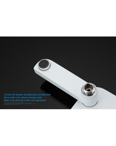 Смеситель для ванны Gappo G48 G3248 Белый Хром