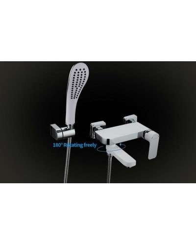 Смеситель для ванны Gappo G48 G3248 Белый Хром