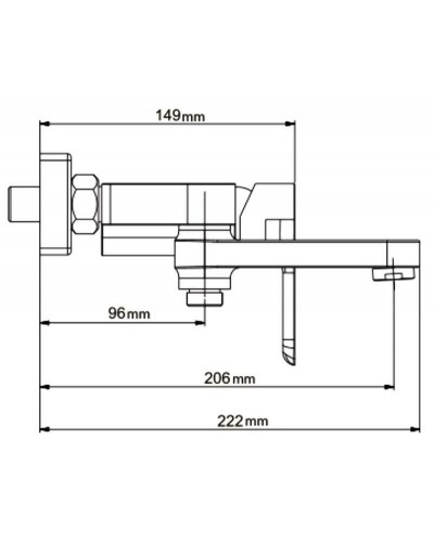 Смеситель для ванны Gappo G48 G3248 Белый Хром