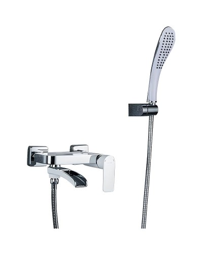 Смеситель для ванны Gappo G48 G3248-8 Белый Хром