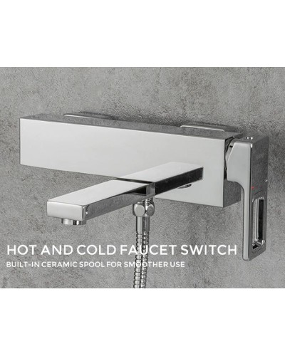 Смеситель для ванны Gappo G18 G3018 Хром