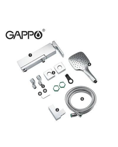 Смеситель для ванны Gappo G18 G3018 Хром