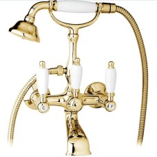 Смеситель для ванны Cezares First VD FIRST-VD-03/24-Bi Золото 24 карат