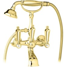 Смеситель для ванны Cezares First VD FIRST-VD-03/24-M Золото 24 карат