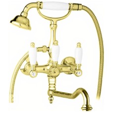 Смеситель для ванны Cezares First VDF FIRST-VDF-03/24-Bi Золото 24 карат