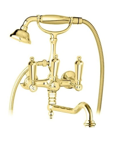 Смеситель для ванны Cezares First VDF FIRST-VDF-03/24-M Золото 24 карат