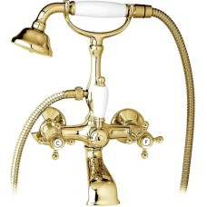 Смеситель для ванны Cezares Golf-VD-03/24-Bi Золото 24 карат