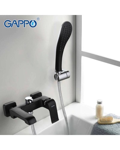 Смеситель для ванны Gappo G50 G3250 Черный матовый