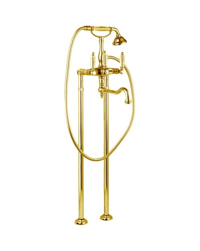 Смеситель для ванны Cezares First VDP2 FIRST-VDP2-03/24-M Золото 24 карат