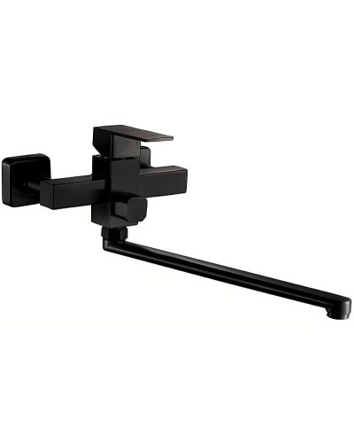 Смеситель для ванны Haiba HB22803-7 универсальный Черный матовый