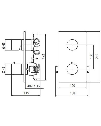 Смеситель для душа Bossini Oki New Z00002.045 Белый матовый