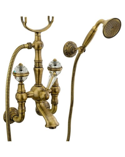 Смеситель для ванны Migliore Cristalia 18580 Бронза