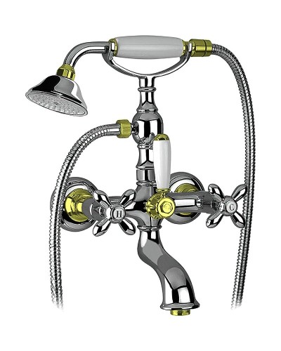 Смеситель для ванны Migliore Princeton Plus ML.PRP-8002.CRDO Хром Золото