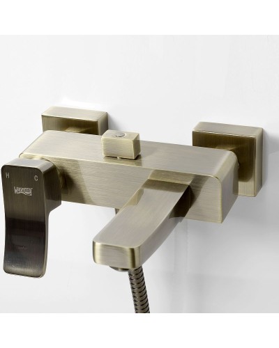 Смеситель для ванны WasserKRAFT Exter 1601 Светлая бронза