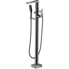 Смеситель для ванны Boheme Venturo 379-SGM Оружейная сталь глянцевая