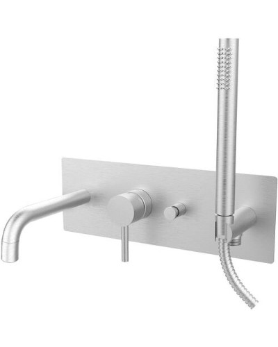 Смеситель для ванны Paffoni Light LIG001ST Сталь